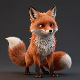 elon musk as a furry character, anthropomorphic, fox, artstation