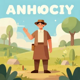 low poly anthropologist cover art