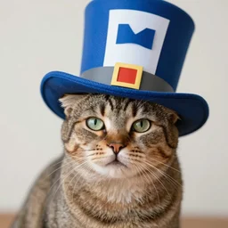 cat in maga hat