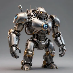 a Steam powered mechanical golem, forward facing angle, studio background, concept art, character design, stunning 3d render , art by Tooth Wu and riot studios, 8k octane beautifully detailed render, post-processing, extremely hyperdetailed, intricate complexity, masterpiece, trending on artstation
