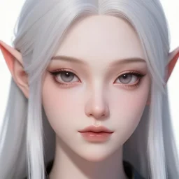 close - up character concept art of a beautiful anime orc woman | | cute - fine - face, pretty face, realistic shaded perfect face, fine details by stanley artgerm lau, wlop, rossdraws, james jean, andrei riabovitchev, marc simonetti, and sakimichan, tranding on artstation
