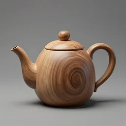 teapot : 1, wood : 7 by zaha hadid in sparth style # artstation