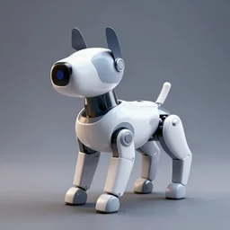 a robot dog, studio lighting, very detailed