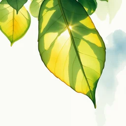 small centered on watercolor paper, paint brush strokes, abstract watercolor painting of madeira landscape, sunlight shining through leaf, translucent leaves, cinematic light, national romanticism by hans dahl, by jesper ejsing, by anders zorn, by greg rutkowski, by greg manchess, by tyler edlin