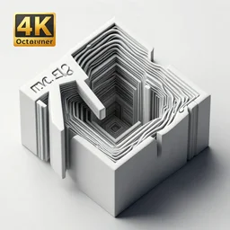 Tribute to M. C. Escher, Trending on Artstation, 4k, Octane Render.
