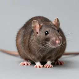 professional photograph of handsome brown rat