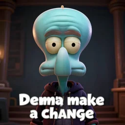 hyperrealistic mixed media image of Denny from Squidbillies vote for Denny imma make a change, stunning 3d render inspired art by István Sándorfi and Greg Rutkowski, perfect facial symmetry, realistic, highly detailed attributes and atmosphere, dim volumetric cinematic lighting, 8k octane extremely hyper-detailed render, post-processing, masterpiece,
