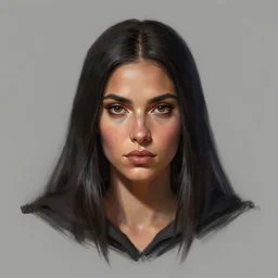 symmetrical head - on centered painted portrait, maya ali as mage, warhammer, octane render aesthetic, matte painting concept art, official fanart behance hd artstation by jesper ejsing and rhads and lois van baarle and ilya kuvshinov and rossdraws