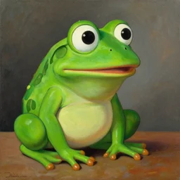 pepe!!! the frog, painting by Vladimir Volegov