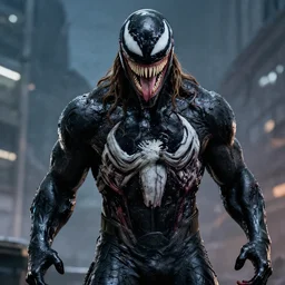 4k still of Jared Leto as Eddie brock in Venom (2018), symbiote