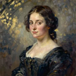 ada lovelace in the style of renoir
