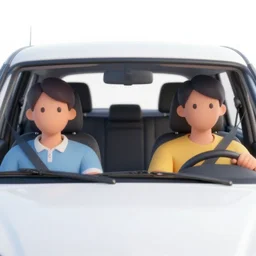 1 0 0 0 people in a car