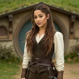 ariana grande as a hobbit in lord of the rings 4 k