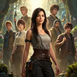 half filipino half white portrait of a beautiful woman, unreal engine, fantasy art by greg rutowski, loish, rhads, ferdinand knab, makoto shinkai and lois van baarle, ilya kuvshinov, rossdraws, tom bagshaw, global illumination, radiant light, detailed and intricate environment
