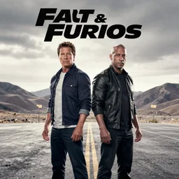 movie still frame of steven seagal and vin diesel from the new fast & furious film, promotional image, symmetrical cinematic shot composition, stunning cinematography