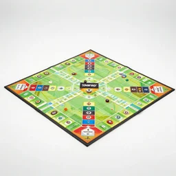 a never before seen board game called'barap ', product photo, studio lighting