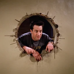 that episode of seinfeld where the flesh portal opens up on the wall.