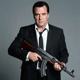 ronald macdonald as scarface with ak - 4 7