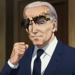 biden deathnote anime, anime style