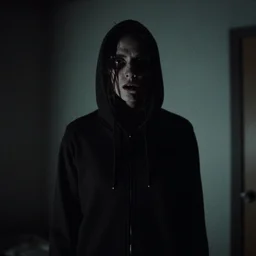 slenderman caught on camera, found footage video, analog horror, scary, grainy