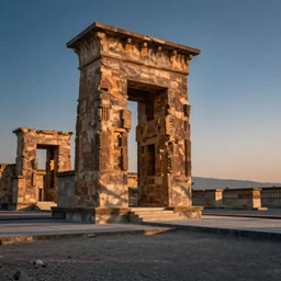 the ruins of persepolis at dawn by james gilleard
