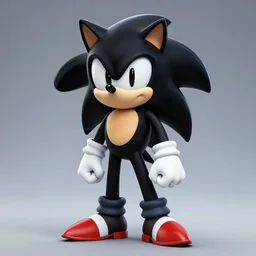 Sonic in black suit