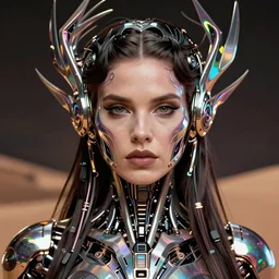 cyberraypunk womancore portrait of Lana Del Rey as a cyborg. intricate abstract. intricate artwork. by Tooth Wu, wlop, beeple, dan mumford. dune by david lynch, octane render, trending on artstation, greg rutkowski very coherent symmetrical artwork. cinematic, hyper realism, high detail, octane render, 8k, iridescent accents