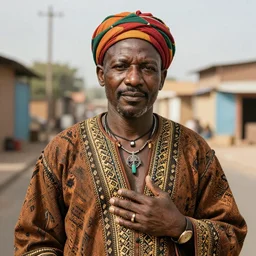 dr. keith rowley as a rastafarian