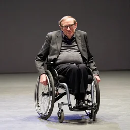 Stephen Hawking wheelchair breakdance scene