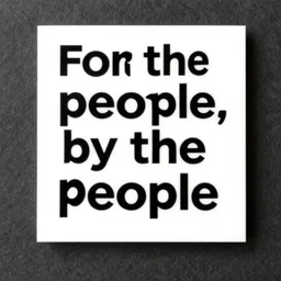 ' for the people, by the people'but actually a research test for capitalist saas services