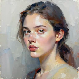 portrait of woman made of paint impasto abstract, artstation, beautifully lit, hyperdetailed, beautiful lighting, 4 k, artstation by moebius, klimt, monet, james jean, mohrbacherin the style dustin yellin, of yoshitaka amano, ljuba popovic, miles johnston, agnes pelton, moebius, salmon khoshroo