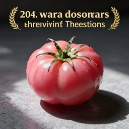 a pink tomato