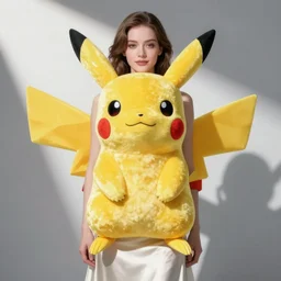 elegant woman dressed up as pikachu, art photo by Annie Liebovitz and Frantisek Drtikol, digital photo, clean, sharp, smooth, glossy photo