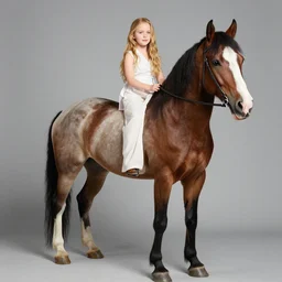 color studio photo of half sarah jessica parker and half horse, centaur