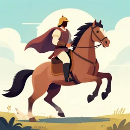 warrior horse vector illustration! dream