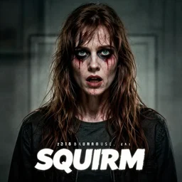 Squirm (1976) poster as a 2018 Blumhouse horror movie, highly detailed