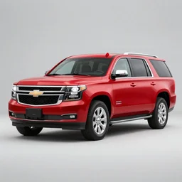 A photograph of a red SUV designed from a 2014 Chevrolet Suburban and 2013 GMC Sierra