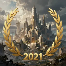 beautiful matte painting of a fantasy city