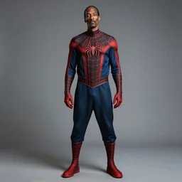 snoop dogg as spiderman, full body shot, highly - detailed, sharp focus, award - winning