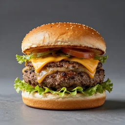 the most unappetizing hamburger you can imagine, professional food photography, very detailed, studio lighting