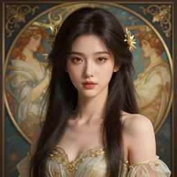 perfectly - centered portrait of a goddess, beautiful, gorgeous, cute, amazing, highly detailed, professional digital painting, unreal engine 5, photorealism, hd quality, 8 k resolution, cinema 4 d, 3 d, cinematic, art by artgerm and greg rutkowski and alphonse mucha and loish and wlop