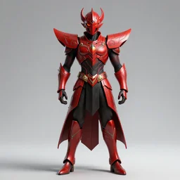 full body portrait of ian bohen as a red black magical star guardian. detailed face, concept art, intricate, highly detailed 8 k, smooth, sharp focus, handsome and aesthetic shape of face and body, artgerm, artstation, art by zexi guo and nira and junpei suzuki and gharliera and rinotuna