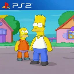 screenshot from The Simpsons: Hit & Run, PS2 (2003), game screenshot