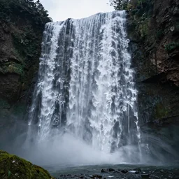 hyper - realistic photo of waterfall, photorealism, portrait photography, volumetric lighting, insanely detailed, artstation, 4 k, 8 k