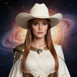 a western portrait of the powerful empress of the solar system in the style of anna dittmann and in the style of kim jung gi. glowing, ornate and intricate linework, stunning, dynamic lighting, ultrafine and hyperdetailed.