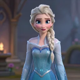 elsa, epic scene, by greg rutkwoski, trending on artstation, incredibly detailed