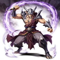 daemon monk, gargoyle, chaos magic, unarmed combat, fierce opponent, adventure, art station, anime energy, fantasy concept
