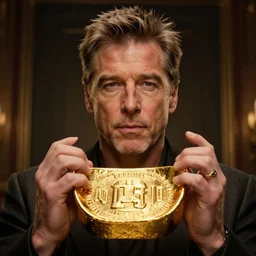 hyperrealistic dslr film still of jeff goldblum disguised as gold doubloon, stunning 8 k octane comprehensive render, inspired by istvan sandorfi & greg rutkowski & unreal engine, perfect symmetry, dim volumetric cinematic lighting, extremely hyper - detailed, incredibly real lifelike attributes & flesh texture, intricate, masterpiece, artstation, stunning