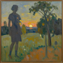 a painting in the style of george ault.