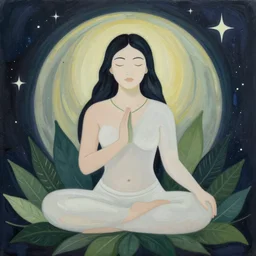 mother nature ayahuasca spirit, painting by alex grey in the style of cosmic christ by aaron brooks